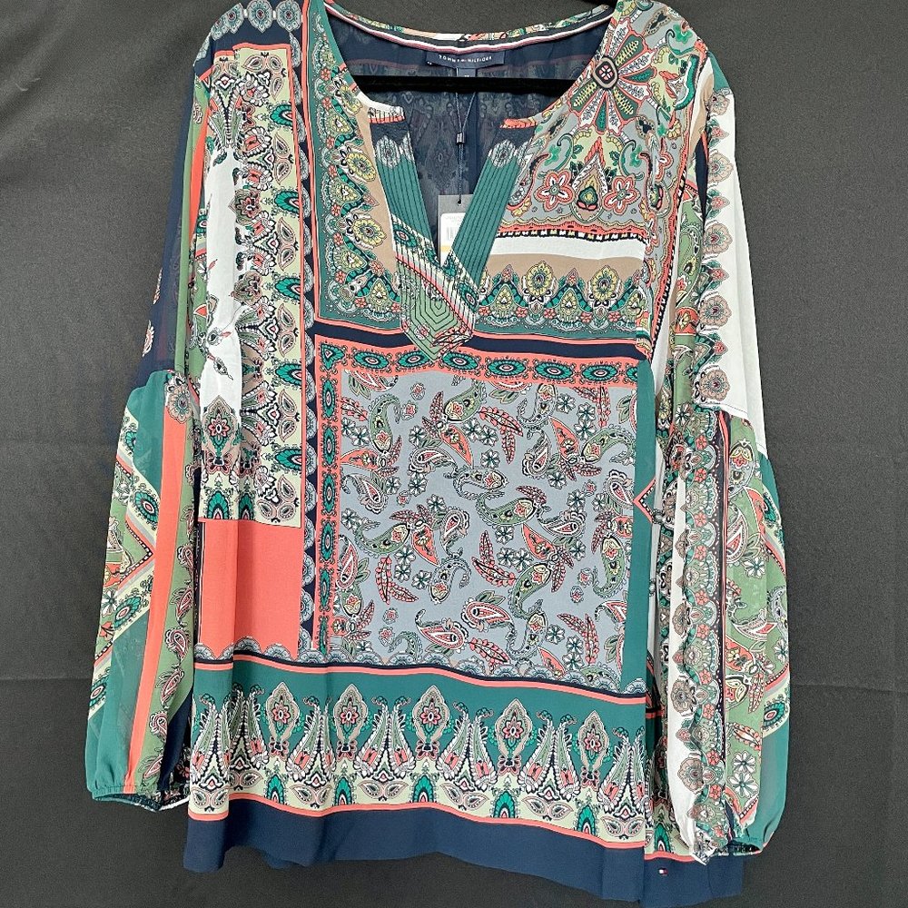 NWT, 3X INCREDIBLE Boho Blouse by Tommy Hilfiger
